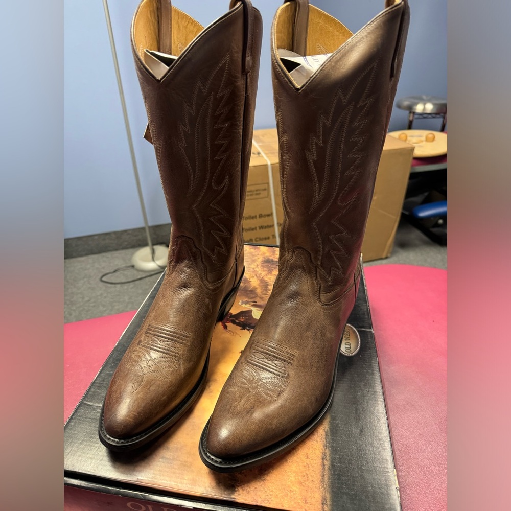 Old West Brown Women’s Western Cowboy Boots